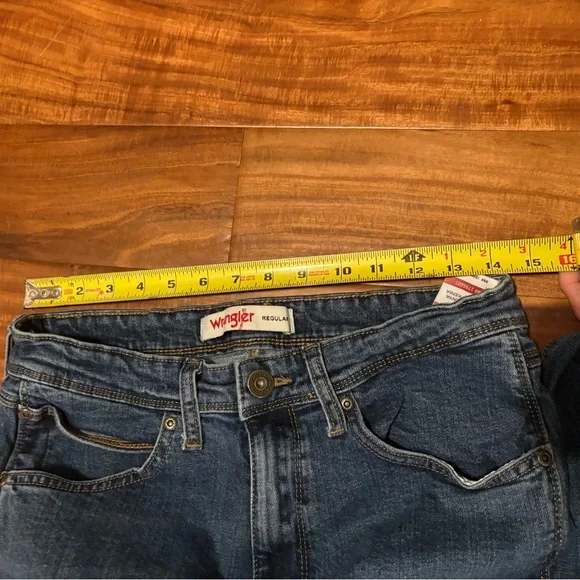 Wrangler Regular Fit Jeans 30x34 Medium Wash Straight Leg Denim (1003) - Picture 5 of 7